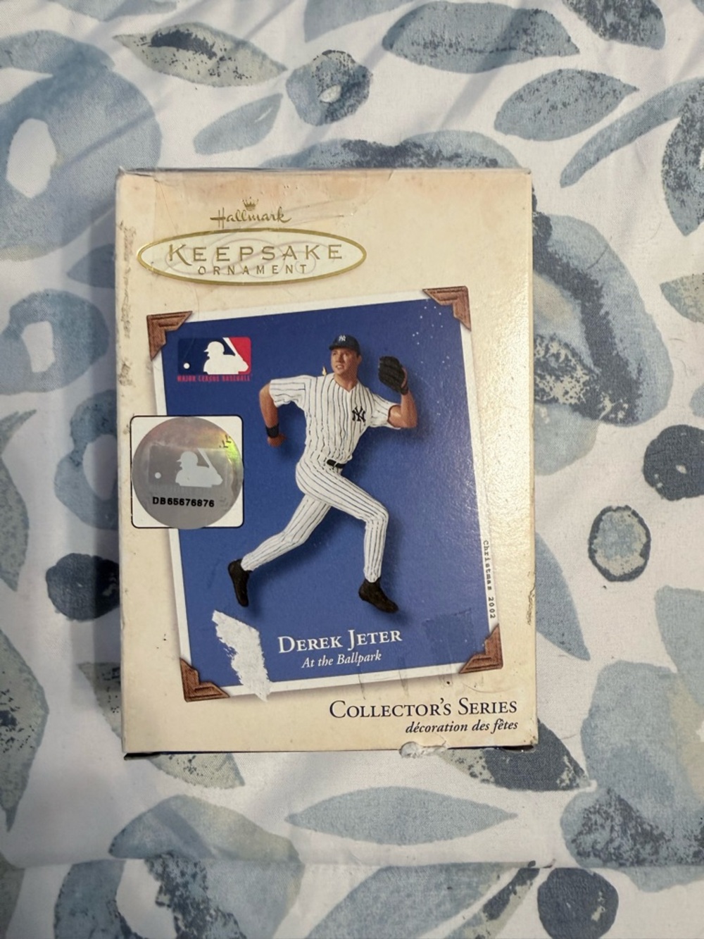 Hallmark Derek Jeter Ornament - White & Blue